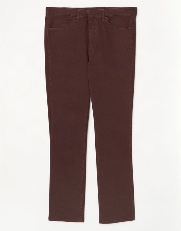 Мужские повседневные брюки Levi's 511 Slim W38 L34 бордового цвета, хлопок