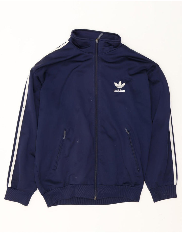 Adidas Mens Tracksuit Top Jacket Medium Navy Blue