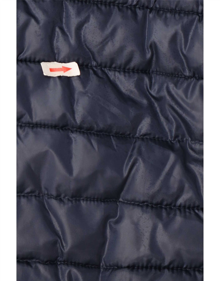 Lotto Veste matelassée à capuche pour homme UK 36 Small Bleu marine Polyester