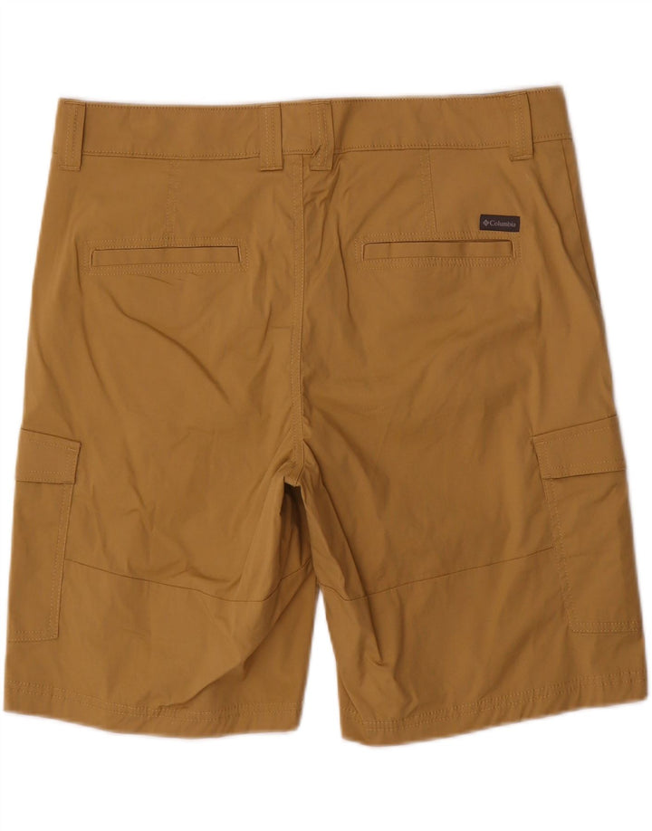 Pantaloncini cargo Columbia Active da uomo W34 Large in cotone marrone