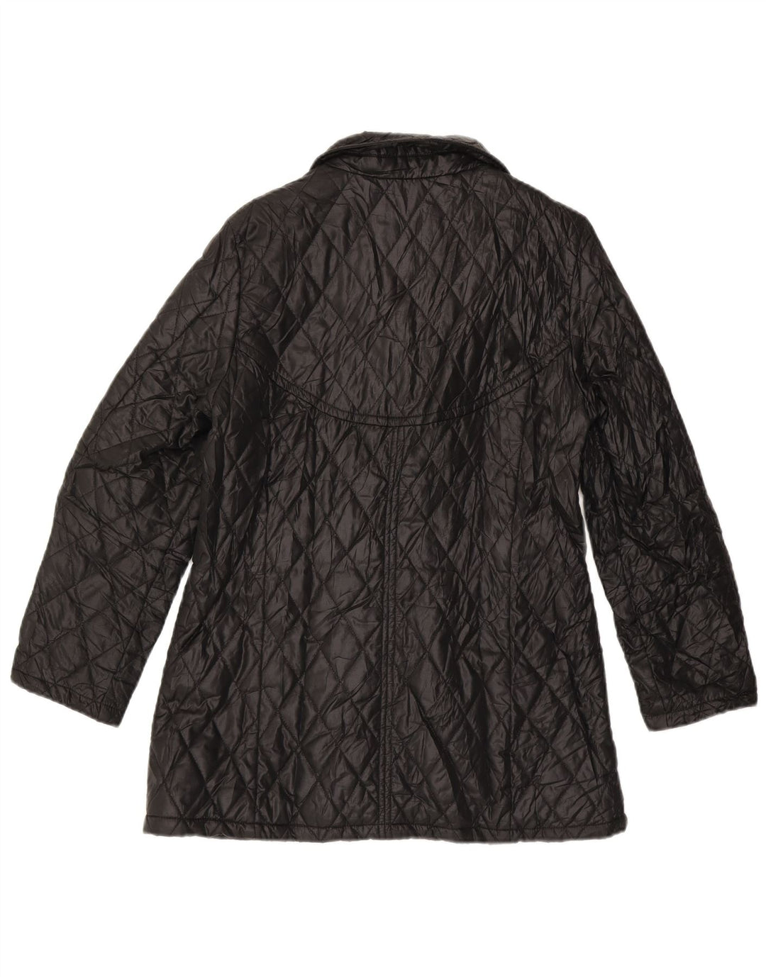 SERGIO TACCHINI Womens Quilted Jacket UK 14 Medium Black