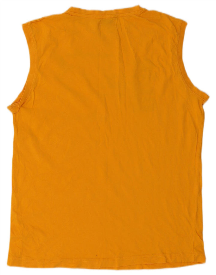 Kappa Womens Graphic Vest Top UK 14 Large Orange