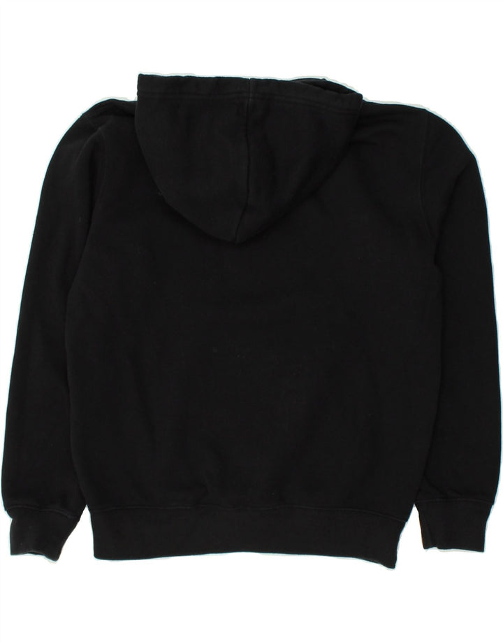 CHAMPION Womens Oversized Hoodie Jumper UK 10 Small Black Cotton | Vintage Champion | Thrift | Second-Hand Champion | Used Clothing | Messina Hembry 