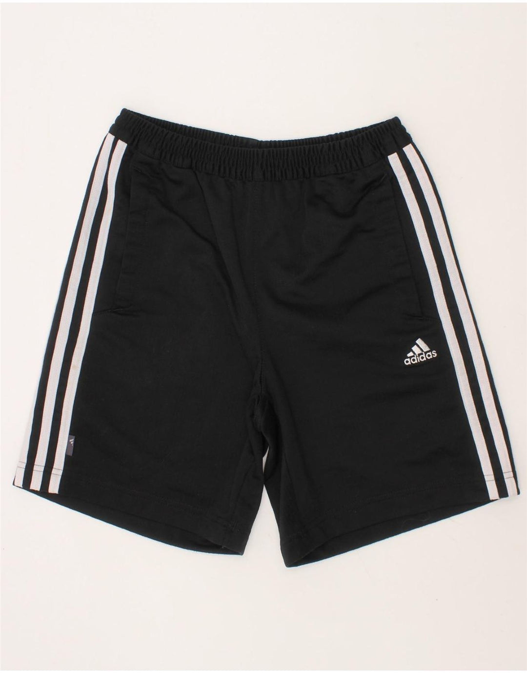 ADIDAS Boys Sport Shorts 9-10 Years  Black Polyester Vintage Adidas and Second-Hand Adidas from Messina Hembry 