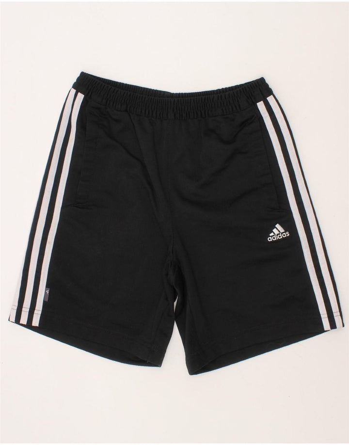 ADIDAS Boys Sport Shorts 9-10 Years  Black Polyester Vintage Adidas and Second-Hand Adidas from Messina Hembry 