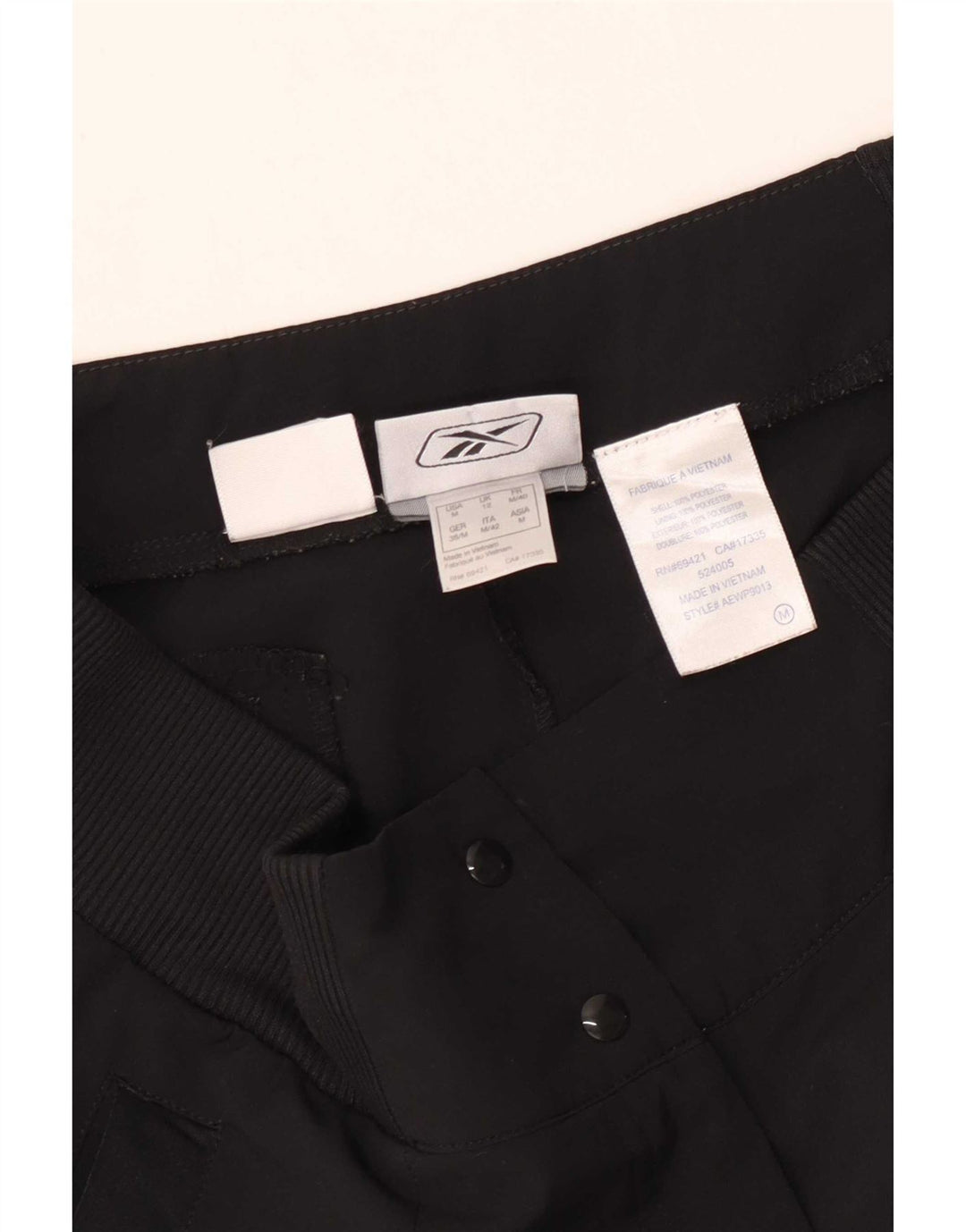 Reebok ženske bermude UK 12 srednje W30 crni poliester