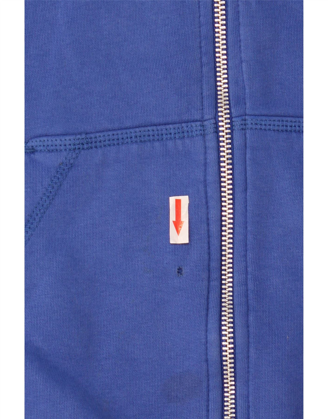 Nike Mens Zip Hoodie Sweater Large Blue Cotton