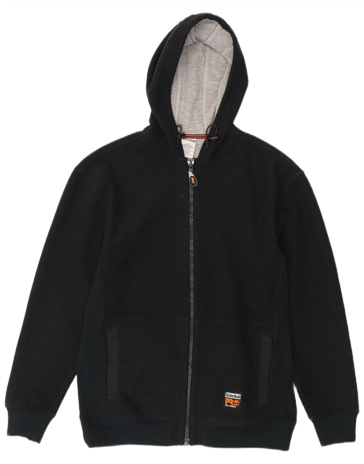 Maglione con cappuccio e zip da uomo Timberland piccolo in poliestere nero