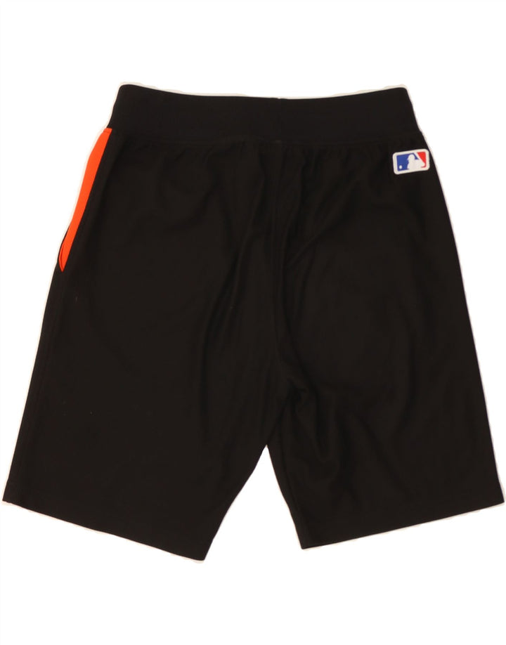 NEW ERA Mens Sport Shorts Medium  Black Colourblock Polyester Vintage New Era and Second-Hand New Era from Messina Hembry 
