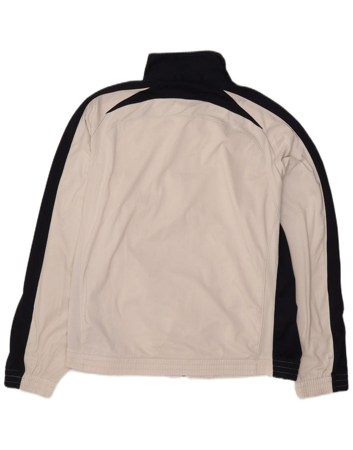 Champion Mens Tracksuit Top Jacket 2XL White Colourblock Polyester