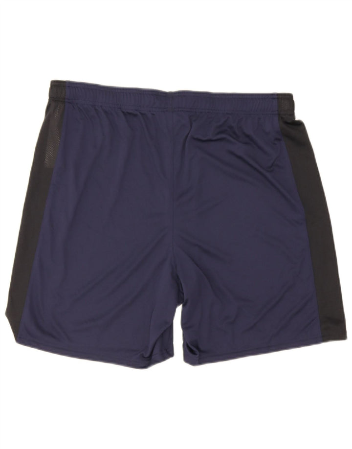 Under Armour Mens Sport Shorts XL Navy Blue Colourblock Polyester
