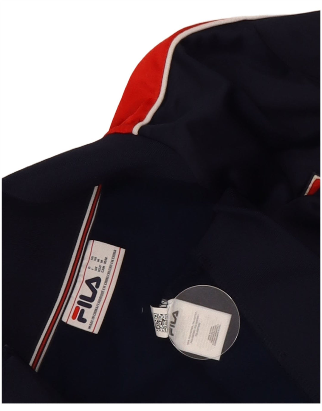 Fila Herre grafisk træningsdragt Topjakke Medium Navy Blue Colourblock