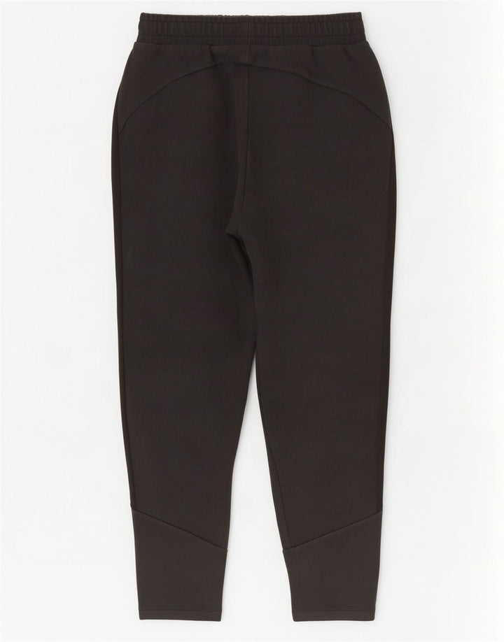Pantaloni da tuta da uomo Puma in cotone nero medio