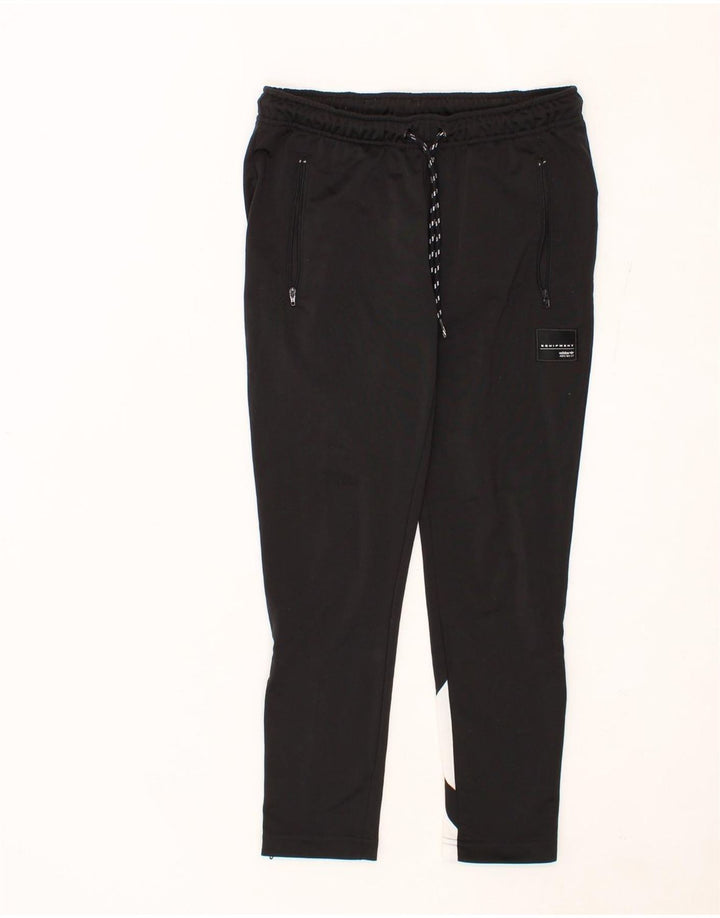 ADIDAS Womens Tracksuit Trousers UK 8 Small Black Polyester Vintage Adidas and Second-Hand Adidas from Messina Hembry 
