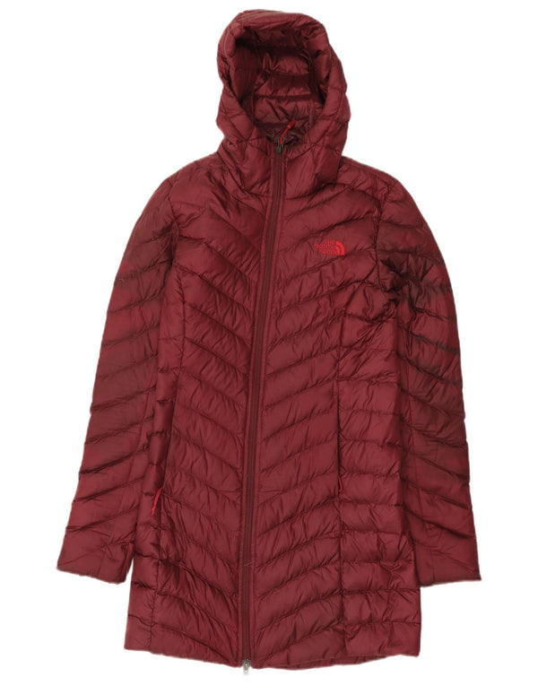 The North Face Abrigo acolchado con capucha para mujer UK 6 XS Poliéster burdeos
