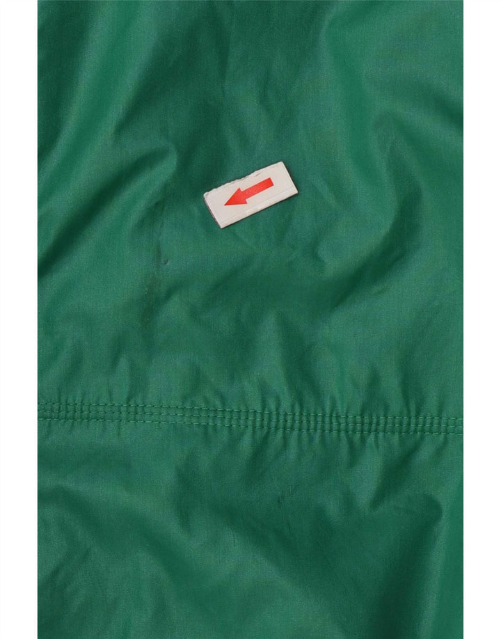 Vintage Mens Tracksuit Top Jacket Medium Green
