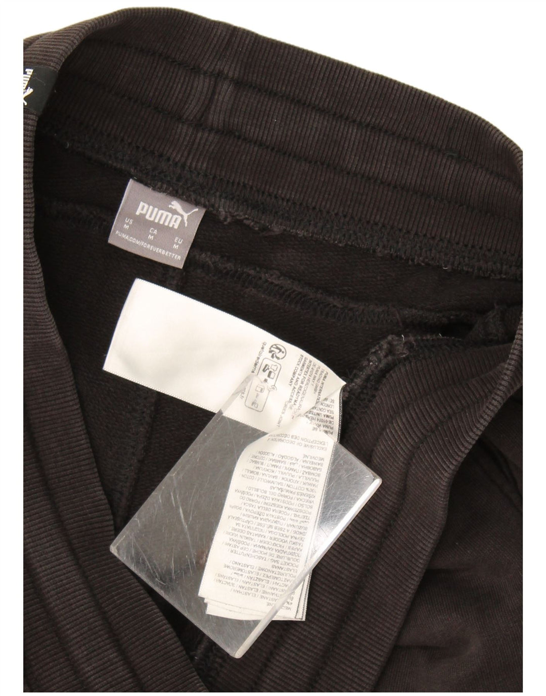 Puma Pantalon de Survêtement Joggers Homme Noir Moyen Coton
