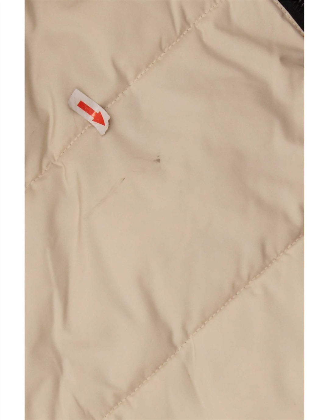 Cappotto imbottito con cappuccio da donna KHUJO UK 10 piccolo in poliestere bianco sporco
