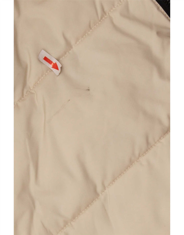 Cappotto imbottito con cappuccio da donna KHUJO UK 10 piccolo in poliestere bianco sporco