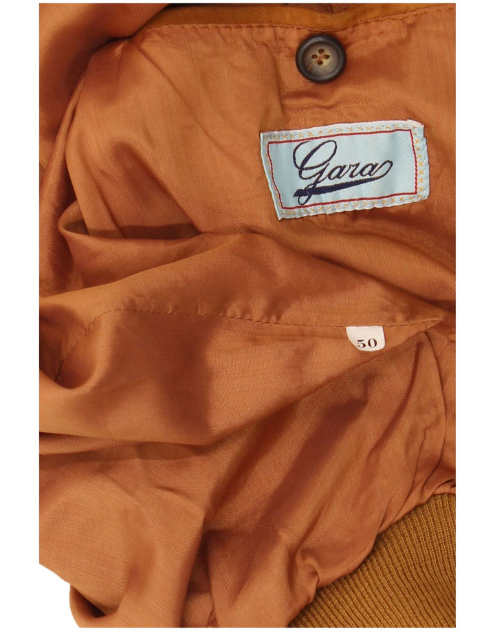 Gara Herre Ruskind Bomber Jacket IT 50 Stor Brun