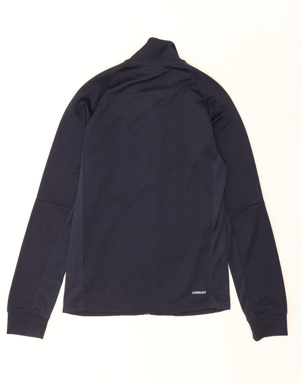 Adidas Mens Aeroready Tracksuit Top Jacket Small Navy Blue Polyester