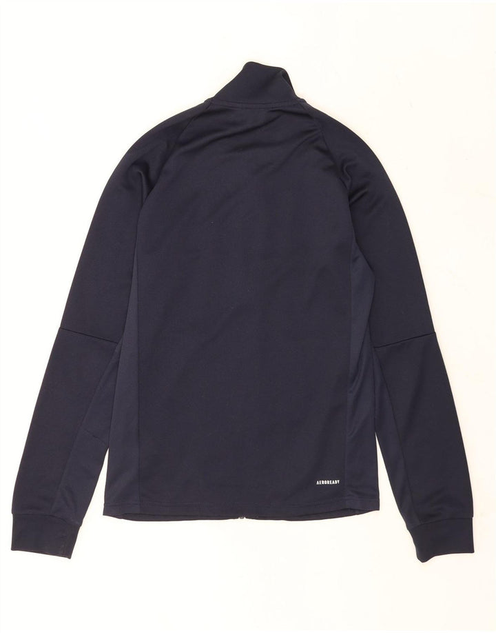 Adidas Mens Aeroready Tracksuit Top Jacket Small Navy Blue Polyester