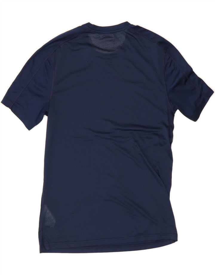 REEBOK Mens T-Shirt Top Small Navy Blue Polyester Vintage Reebok and Second-Hand Reebok from Messina Hembry 