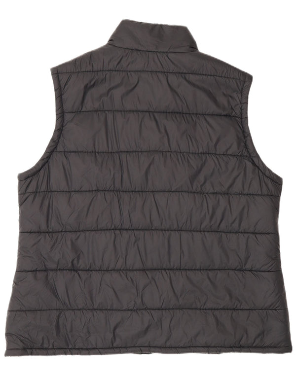 Mountain Warehouse Womens Polstret Gilet UK 20 2XL Sort Nylon