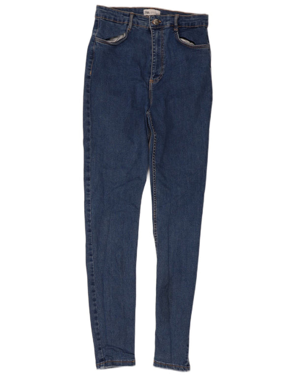 Zara Dame Skinny Jeans EU 40 Medium W30 L29 Blå