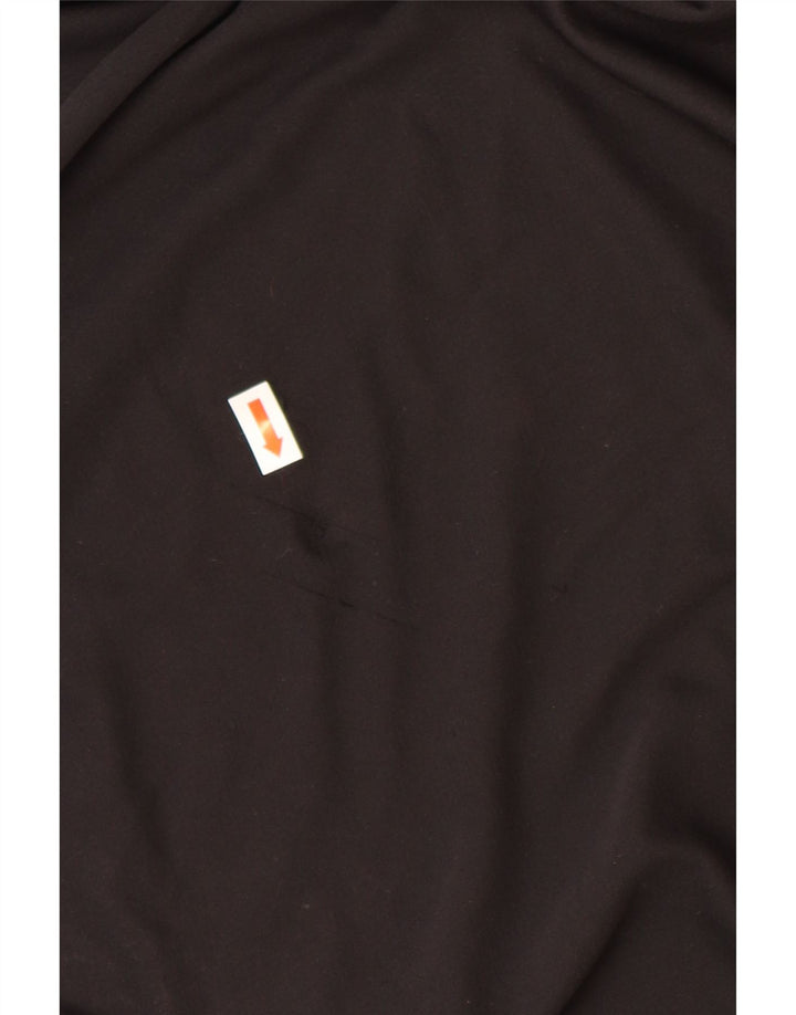 ADIDAS Mens Climalite T-Shirt Top Medium Black Colourblock Polyester