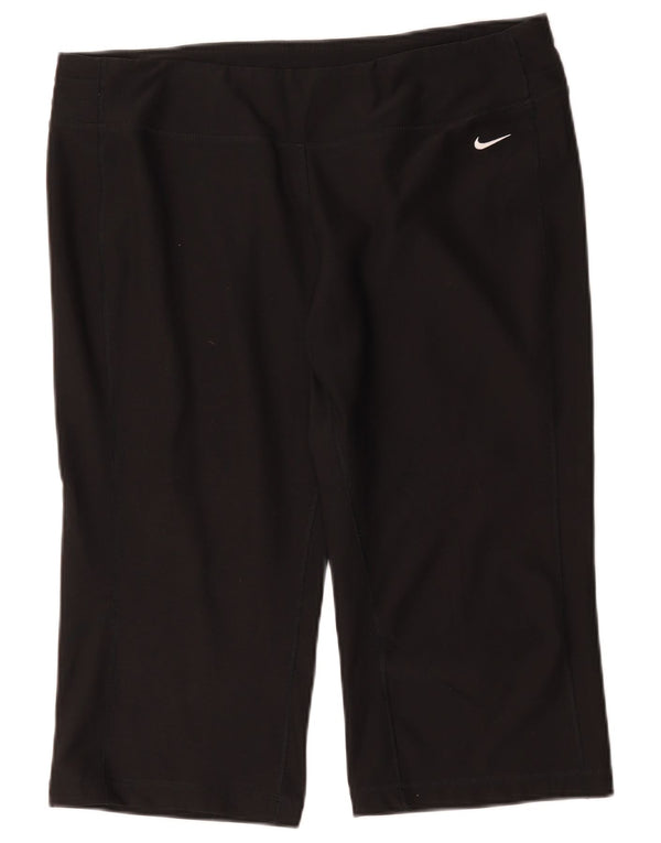 Nike Womens Capri Leggings UK 20/22 XL Black