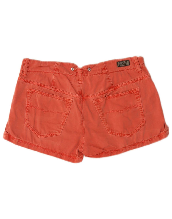 Diesel Womens Hot Pants W28 Medium Red