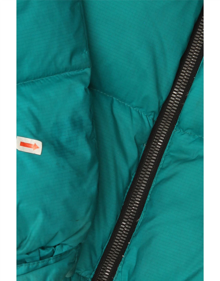 Superdry Veste rembourrée pour femme UK 12 Polyester color block turquoise moyen