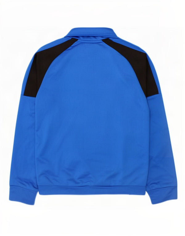 Puma Veste de Survêtement Garçon 9-10 Ans Bleu Colorblock Polyester