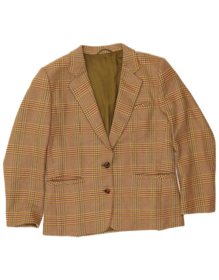 Daniela Jasoni Damen Jumaka Blazer Jacke IT 42 Mittelgrüne Schurwolle