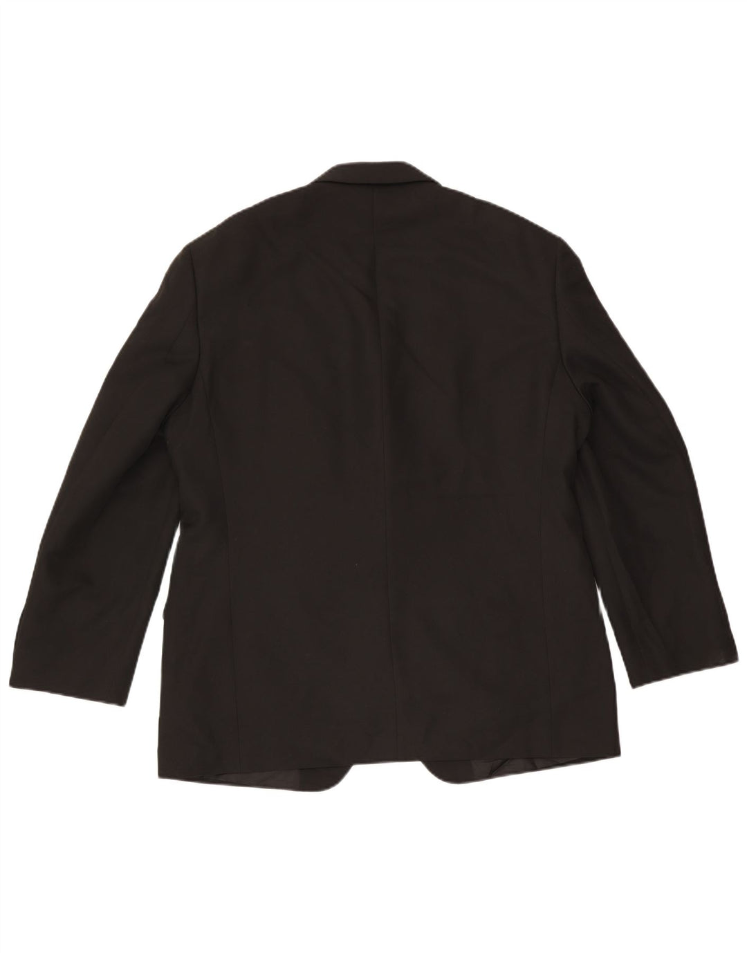 Marks & Spencer Mens 3 Button Blazer Jacket UK 42 Large Black Polyester