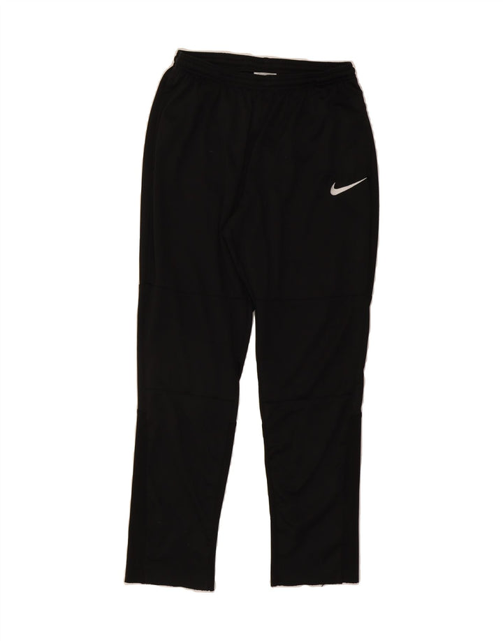 ADIDAS Womens Dri Fit Tracksuit Trousers UK 14 Medium  Black Polyester Vintage Adidas and Second-Hand Adidas from Messina Hembry 