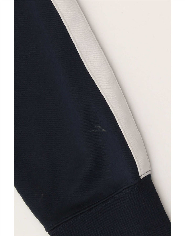 Nike Mens Tracksuit Top Jacket XL Navy Blue Colourblock Polyester