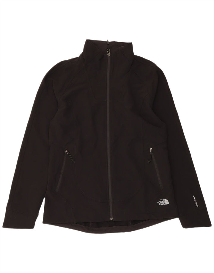 The North Face Womens Tracksuit Top Jacket UK 14 Medium Black Polyester