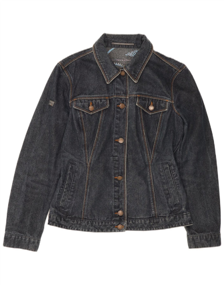 STRENESSE GABRIELE STREHLE Giacca in denim da donna UK 12 Medio Blu Navy