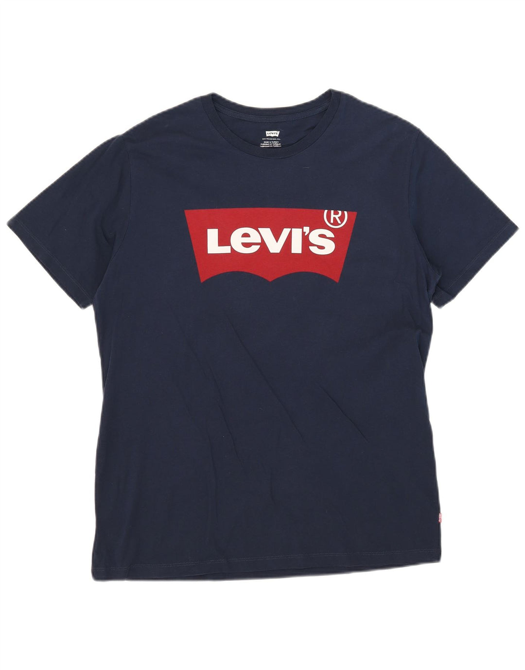Levi's Grafisk T-shirt til mænd, stor marineblå