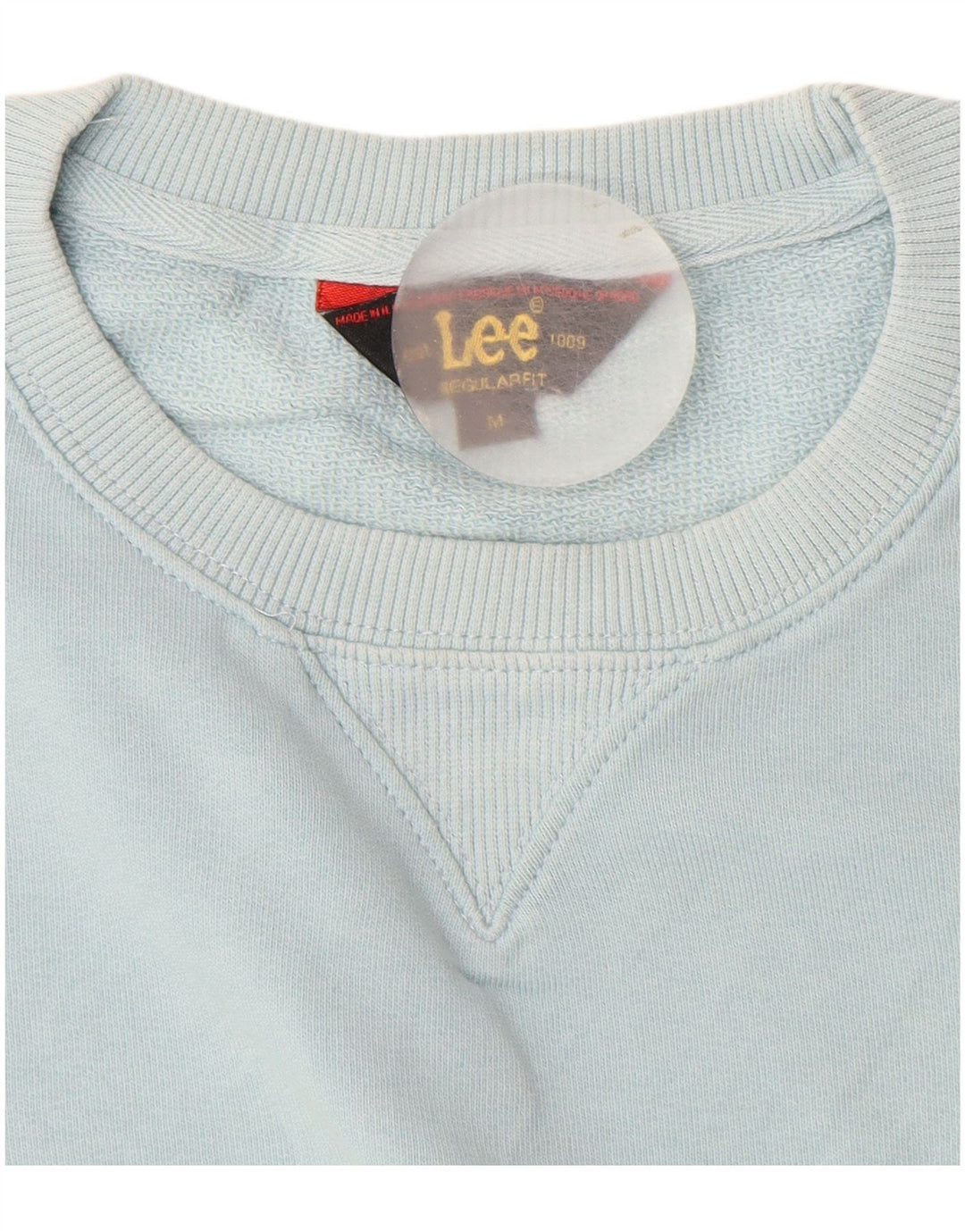 LEE Sweat-Shirt Regular Fit Homme Bleu Moyen Coton