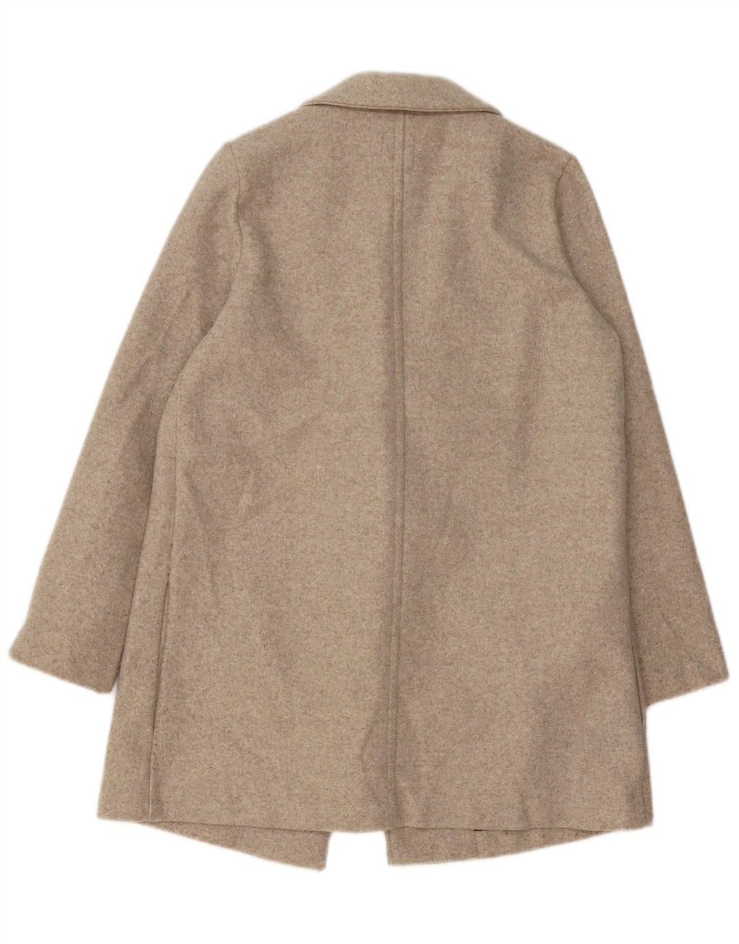 Zara Veste blazer surdimensionnée ouverte pour femme UK 10 Small Beige