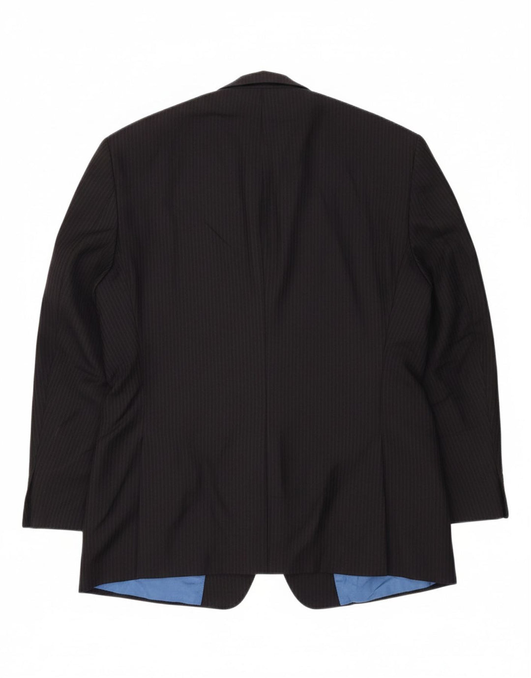 MICHAEL KORS Mens 3 Button Blazer Jacket UK 44 2XL Black Pinstripe Vintage Michael Kors and Second-Hand Michael Kors from Messina Hembry 