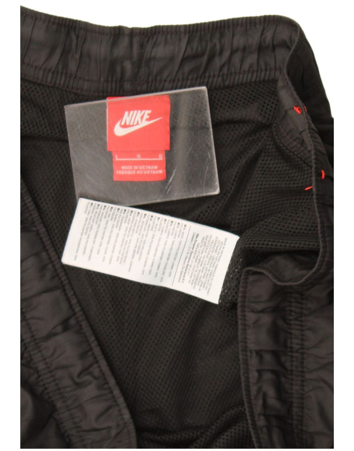 Nike Mens Graphic Sport Shorts Large  Black Polyester