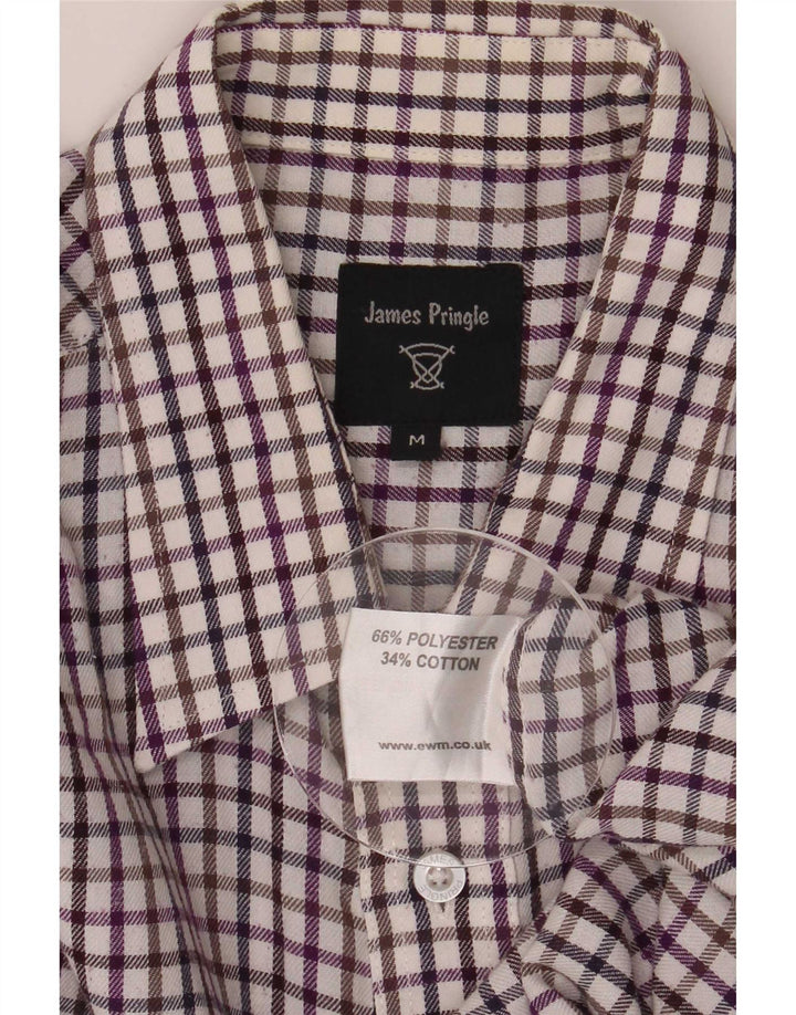 James Pringle herre flannel skjorte medium flerfarvet ternet polyester
