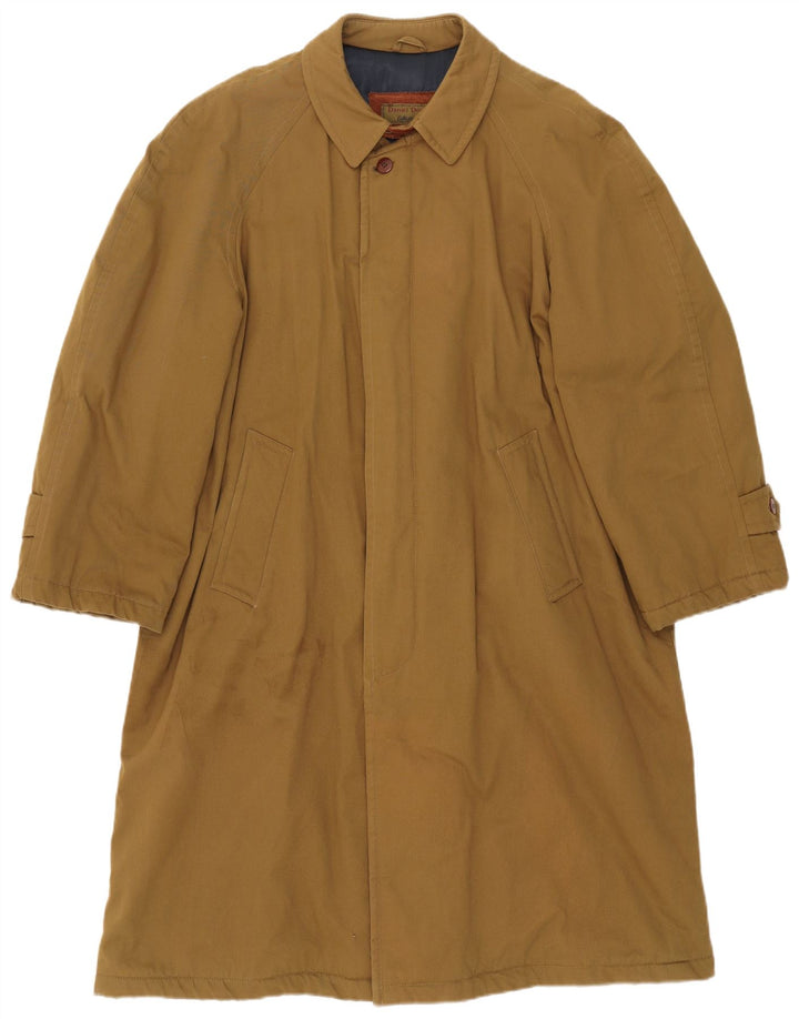 Daniel Dodd Mens Loose Fit Overcoat IT 48 Medium Khaki