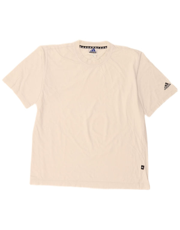 Adidas Herre T-Shirt Top Medium White