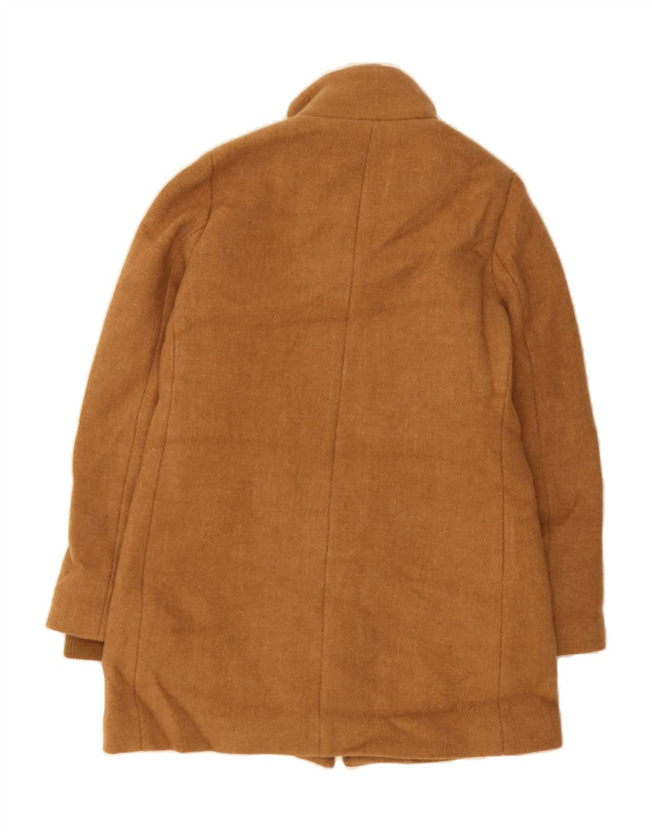 J. CREW Womens Overcoat US 6 Medium Brown Wool Vintage J. Crew and Second-Hand J. Crew from Messina Hembry 