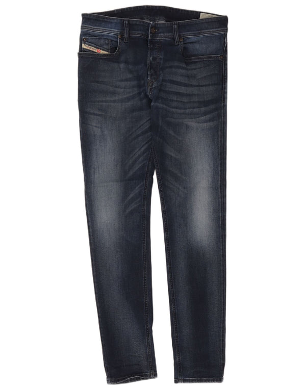 Мужские джинсы скинни Diesel Sleenker Slim W33 L32, темно-синий, хлопок